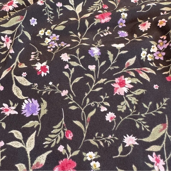 NWOT French Grey One Shoulder Floral Mini Dress - Picture 7 of 10